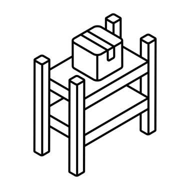 Kartonda elmas, değer önerisi simgesi 
