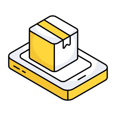 Kartonda elmas, değer önerisi simgesi 