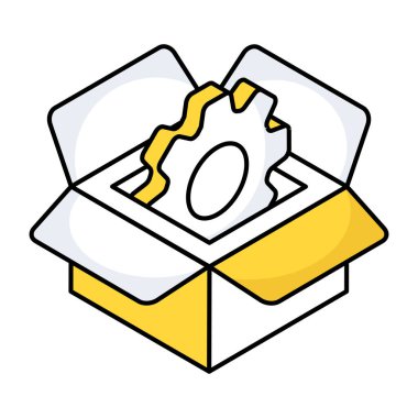 Kartonda elmas, değer önerisi simgesi 