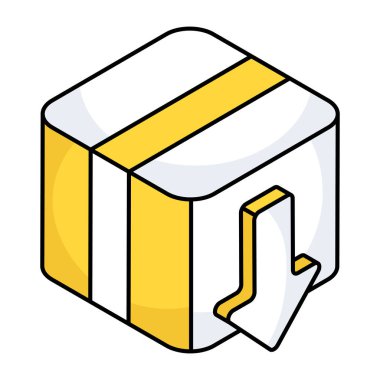 Kartonda elmas, değer önerisi simgesi 