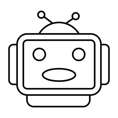 An icon design of talk bot