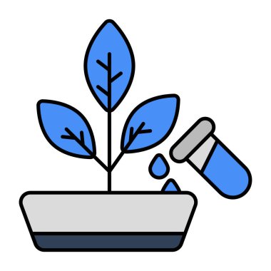 Perfect design icon of botanical flask 