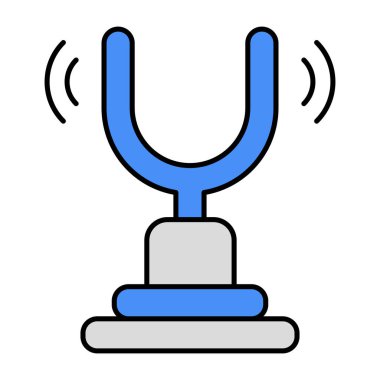 Akort çatalının yaratıcı tasarım simgesi 