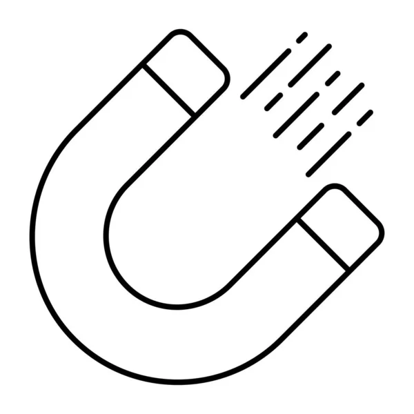 Editable Design Icon Magnet — Stock Vector