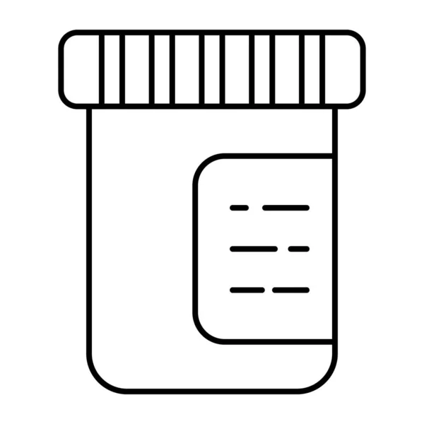 Jedinečná Designová Ikona Lahvičky Léky — Stockový vektor