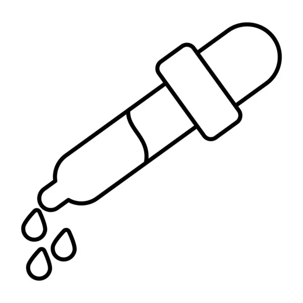 Eine Einzigartige Design Ikone Der Dropper — Stockvektor