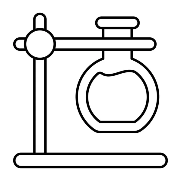Icona Design Modificabile Fiaschetta Chimica Vettore Esperimento — Vettoriale Stock