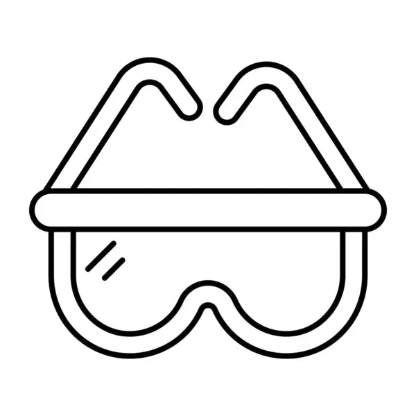 Perfect Design Icon Glasses — Stok Vektör