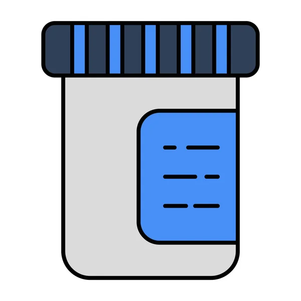 Унікальна Іконка Дизайну Пляшки Наркотиками — стоковий вектор