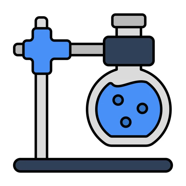 Icono Diseño Editable Del Matraz Químico — Vector de stock