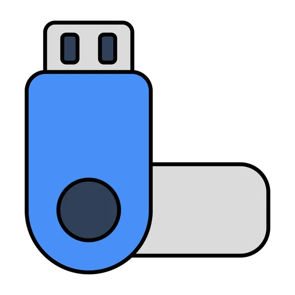 Premium Icône Téléchargement Usb — Image vectorielle