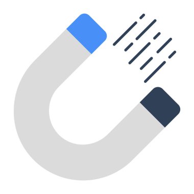 Mıknatısın düzenlenebilir tasarım simgesi 