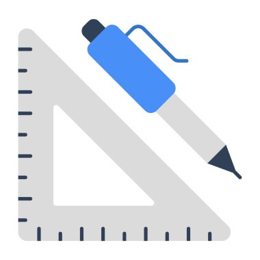 Dikdörtgen ölçeğin mükemmel tasarım simgesi 