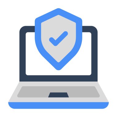 Sistem güvenliğinin yaratıcı tasarım simgesi 