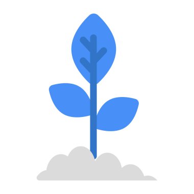 Vector design of growing plant