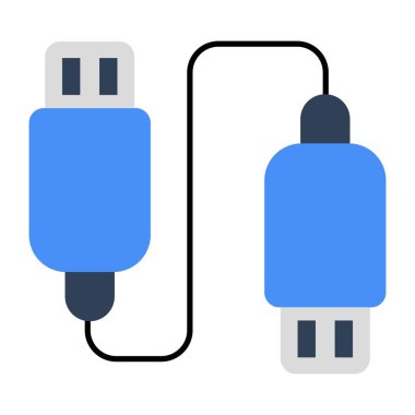 Veri kablosunun yaratıcı tasarım simgesi 