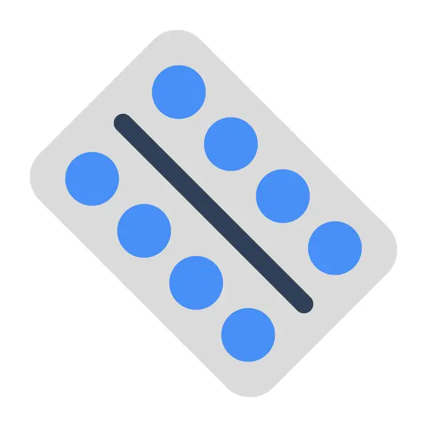 Editable Design Icon Pills Strip — Stockvektor