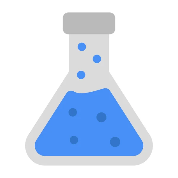 Kémiai Lombik Szerkeszthető Tervezési Ikonja — Stock Vector