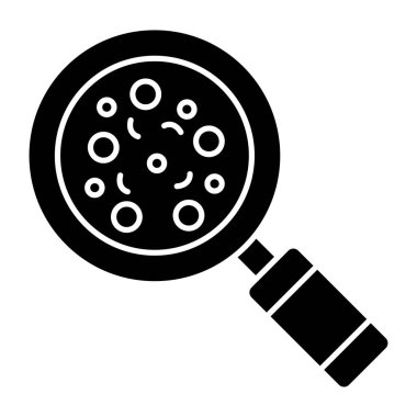 Premium download icon of search bacteria 
