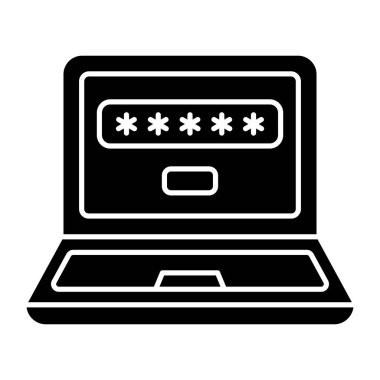 Sistem parolasının simge tasarımı 