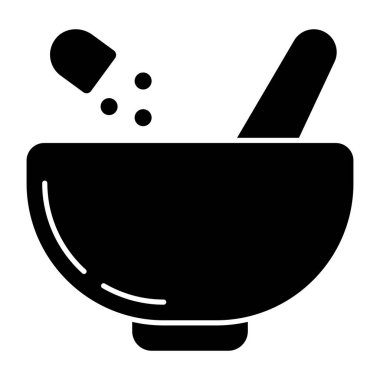 Havan topu modern tasarım simgesi