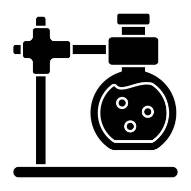 Kimyasal şişenin düzenlenebilir tasarım simgesi 