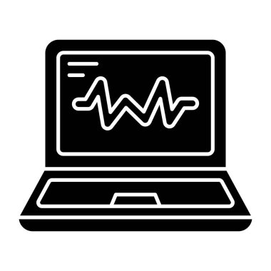 Çevrimiçi ecg için bir simge tasarımı