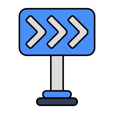 Modern design icon of directional arrows 