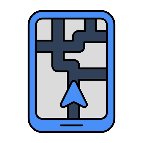 Premium Design Icon Mobile Navigation — Image vectorielle