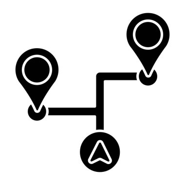 Mobil konum uygulamasının en iyi tasarım simgesi 