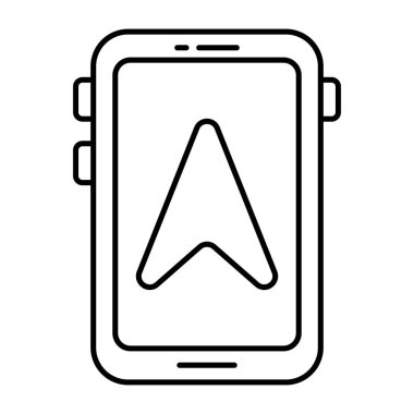 Premium design icon of mobile navigation 
