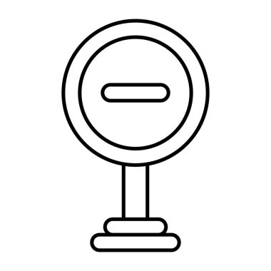 Girdi işareti olmayan modern tasarım simgesi 