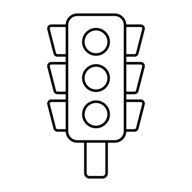 Trafik ışıklarının simge tasarımı 