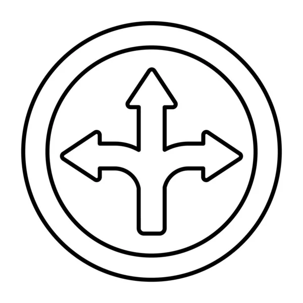 Modern Design Icon Directional Arrows — Archivo Imágenes Vectoriales