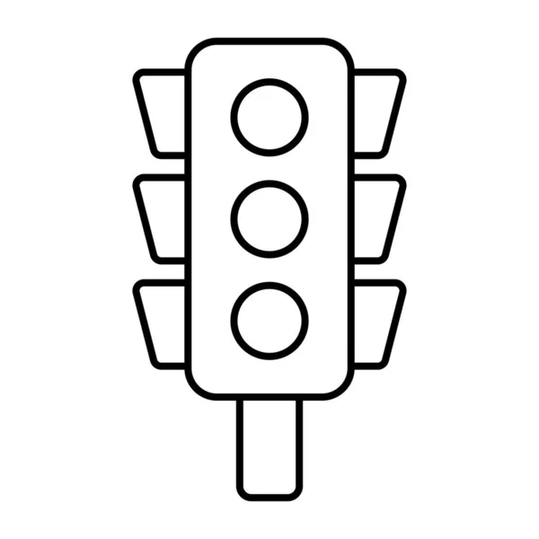 Icon Design Traffic Lights — Stock Vector