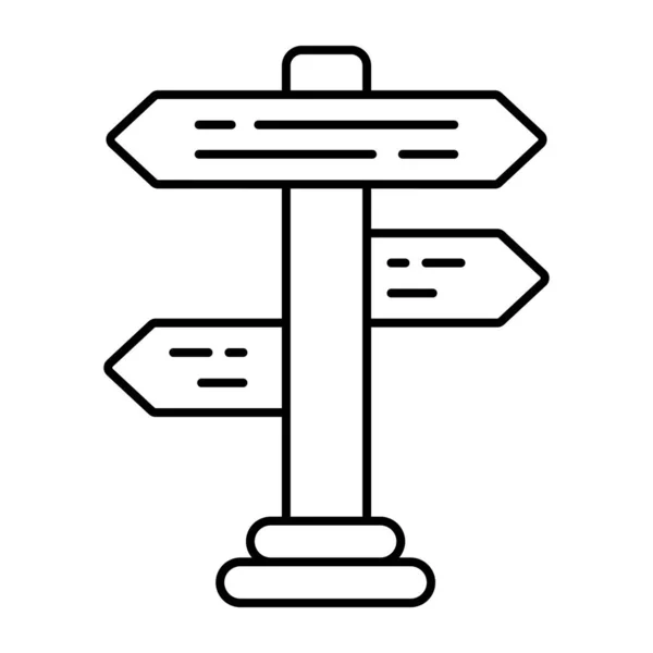 Modern Design Icon Roadboard — Stockvector