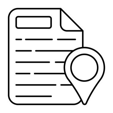 Vector design of document location 