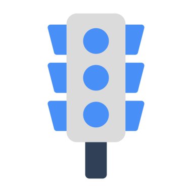 Trafik ışıklarının simge tasarımı 