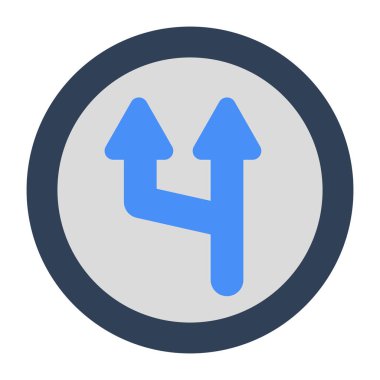 Modern design icon of directional arrows 