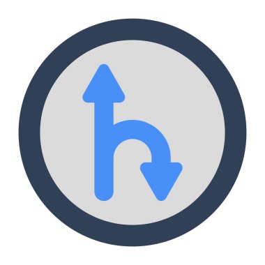 Modern design icon of directional arrows 