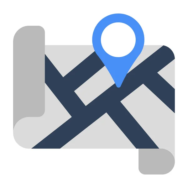 Premium Design Icon Map — Stockový vektor