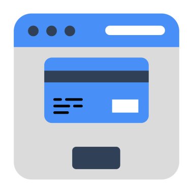 Çevrimiçi kart ödemesinin en iyi indirme simgesi 