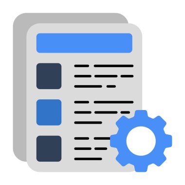 Vites gösterme listesi yönetim simgesine sahip kağıt