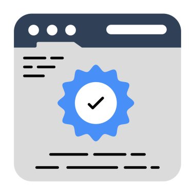 A unique design icon of web setting 