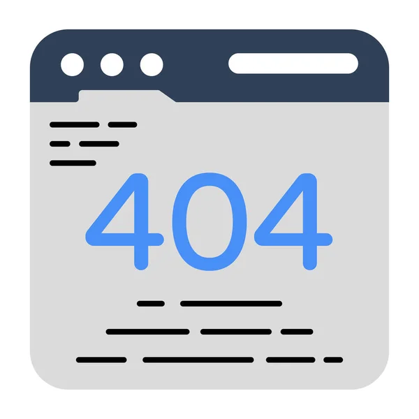 Vecteur Erreur Conception Créative 404 — Image vectorielle