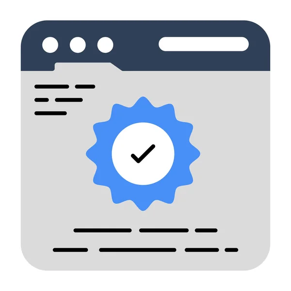 Unique Design Icon Web Setting — Image vectorielle