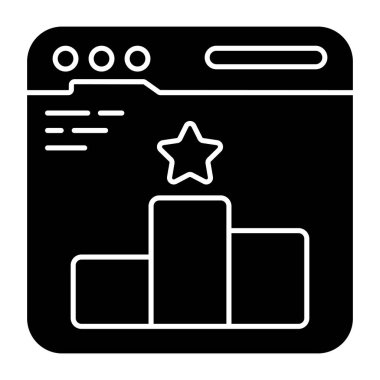 Web sıralaması için eşsiz bir tasarım simgesi 