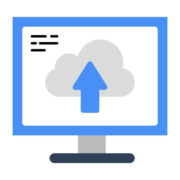 Modern Design Icon Cloud Upload — Vector de stock