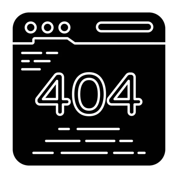 Vetor Design Criativo Erro 404 — Vetor de Stock