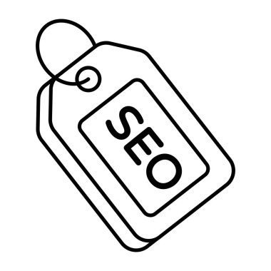 Premium download icon of seo tag